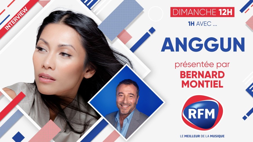 Dimanche 10 avril : Anggun est l'invitée de Bernard Montiel