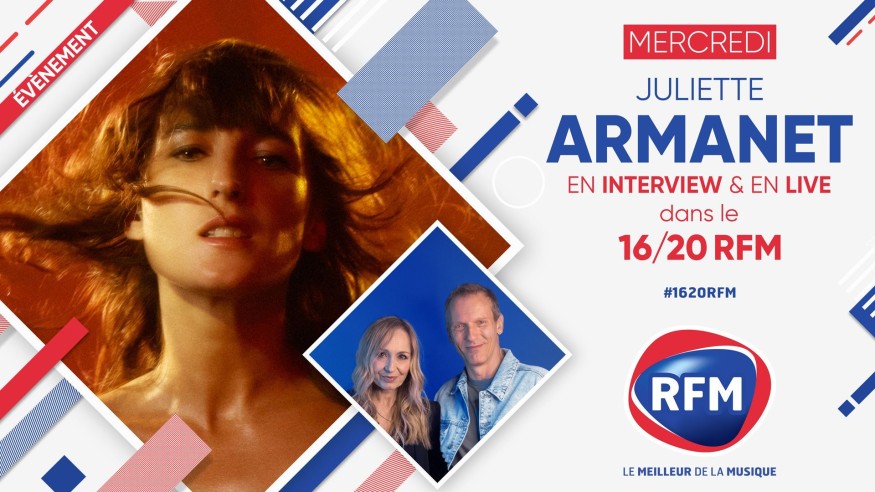Mercredi 13 avril: Juliette Armanet est l'invitée du 16/20 RFM !