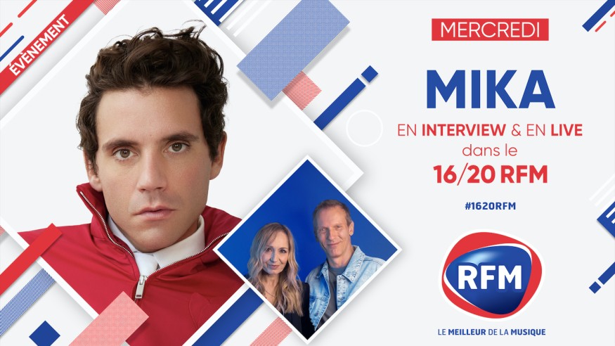 Mika est l'invité du 16/20 le mercredi 1er juin !