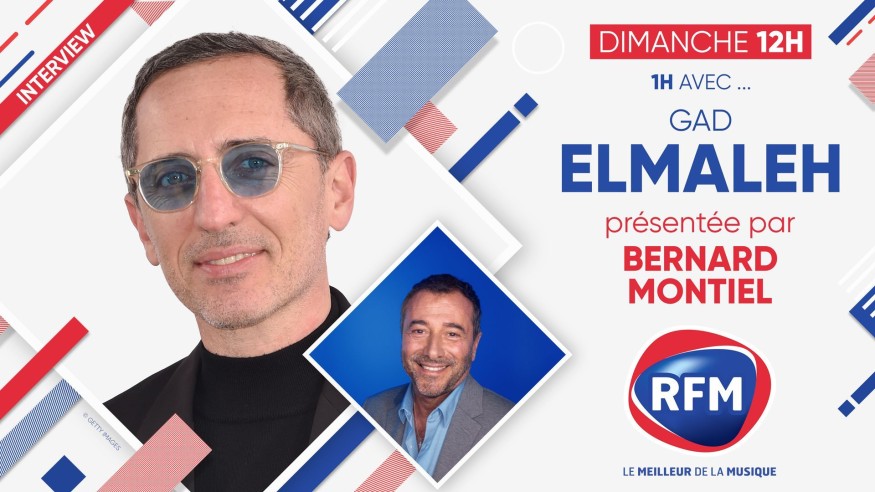Dimanche 29 mai :  Gad Elmaleh est l'invité de Bernard Montiel !