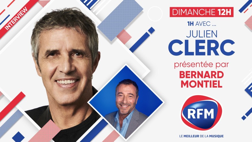 Dimanche 3 juillet : Julien Clerc est l'invité de Bernard Montiel !