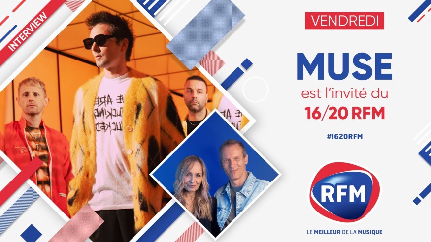 Vendredi 17 juin : Muse est l'invité du 16/20 !