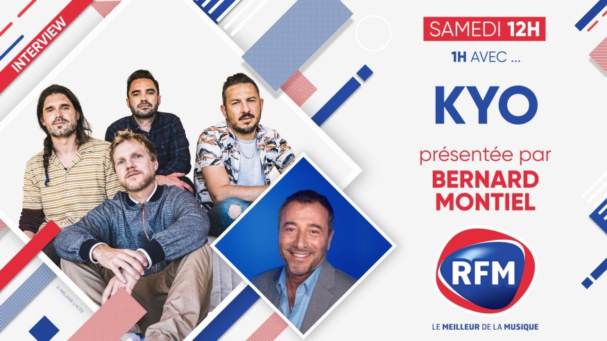 Samedi 11 juin : KYO est l'invité de Bernard Montiel !