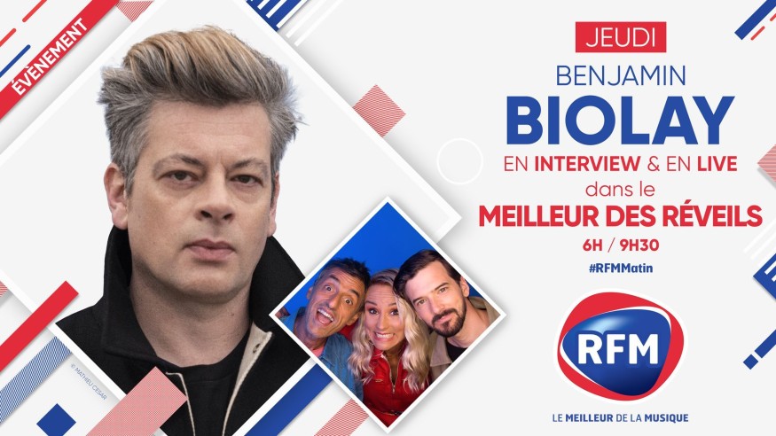 Jeudi 9 juin : Benjamin Biolay est l'invité du Meilleur des Réveils !