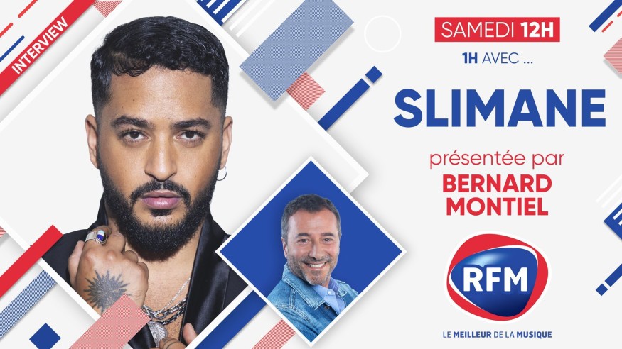 Samedi 3 septembre : Slimane est l'invité de Bernard Montiel