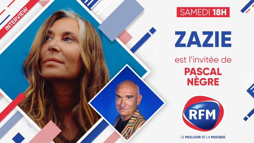 Samedi 2 juillet: Zazie est l'invitée de Pascal Nègre !