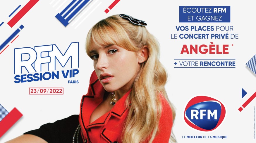 Angèle : RFM vous offre vos places et votre séjour à Paris pour un concert privé !