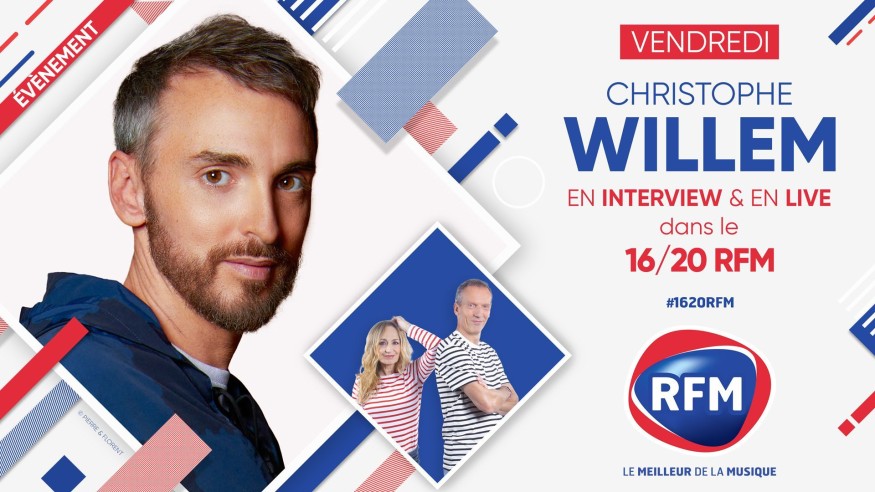 Vendredi 16 septembre: Christophe Willem est l'invité du 16/20 !