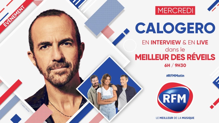 Mercredi 14 septembre: Calogero est l'invité du Meilleur des Réveils !