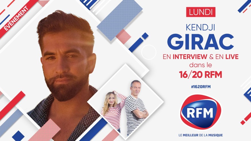 Lundi 5 septembre : Kendji Girac est l'invité du 16/20 !