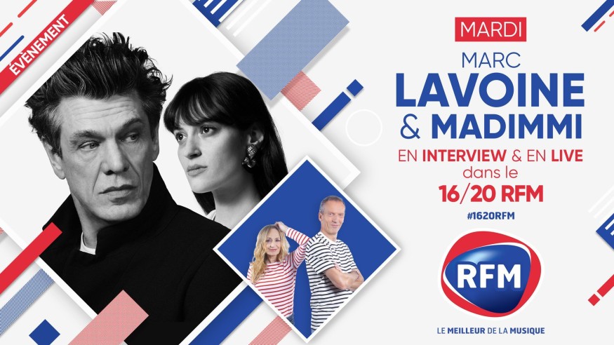 Mardi 4 octobre : Marc Lavoine et Madimmi sont les invités du 16/20