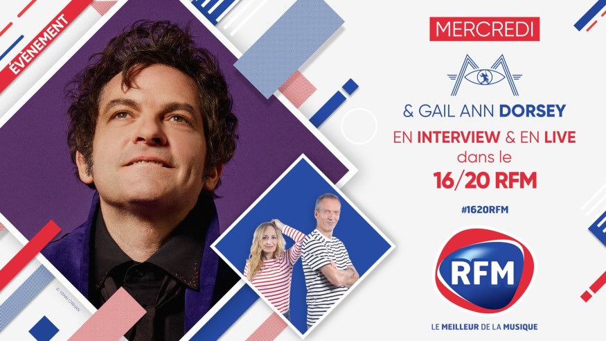 Mercredi 30 novembre: -M- est l'invité du 16/20 !