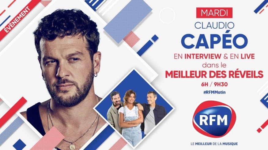 Mardi 13 décembre: Claudio Capéo est l'invité du Meilleur des Réveils