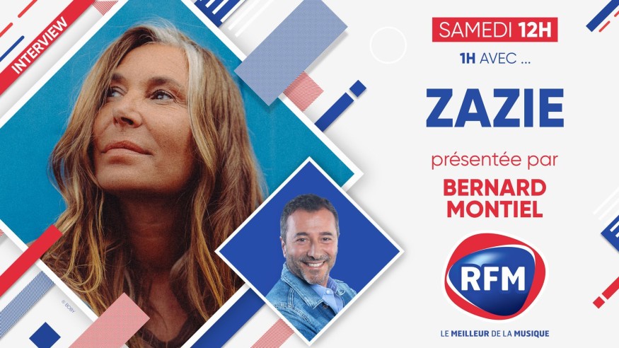 Samedi 10 décembre : Zazie est l'invitée de Bernard Montiel !