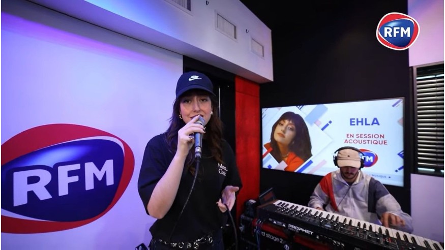 Ehla : découvrez son live pour "L'angle mort", nouvel extrait de son 1er album.