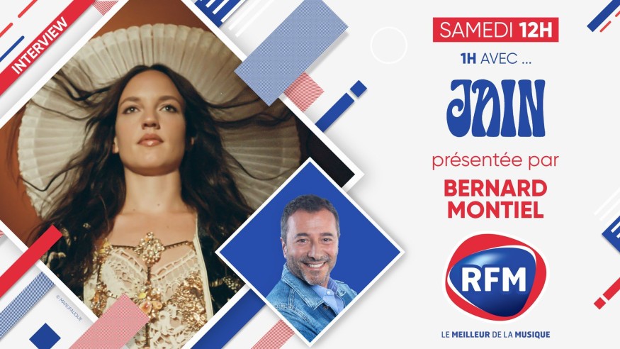 JAIN EST L'INVITÉE DE BERNARD MONTIEL CE SAMEDI 6 MAI SUR RFM