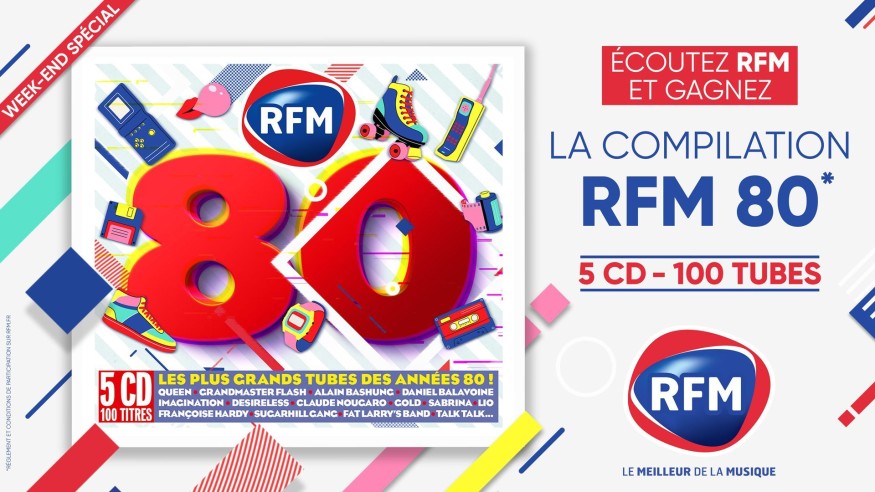 RFM 80 : ce week-end écoutez RFM et gagnez votre compile RFM 80 !