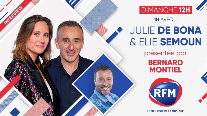 Julie de Bona et Elie Semoun sont les invités de Bernard Montiel dimanche 5 mars