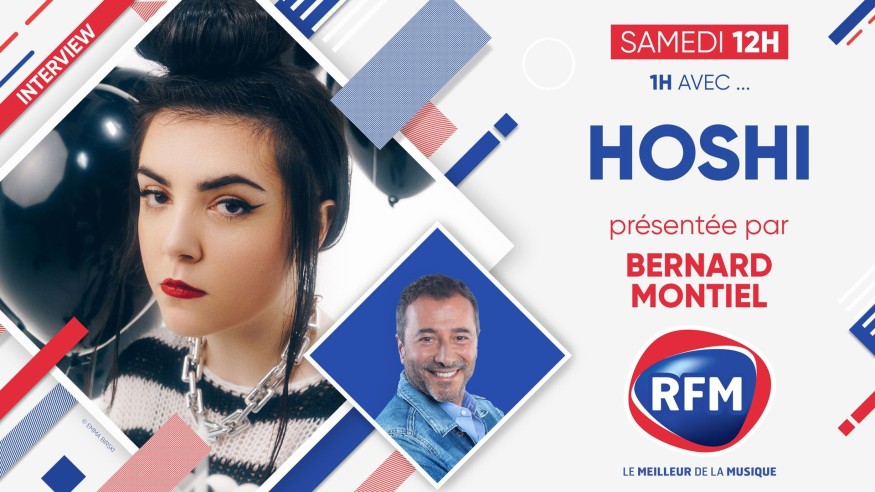 Hoshi est l'invitée de Bernard Montiel samedi 3 juin sur RFM