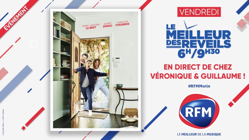 Ce vendredi, le Meilleur des Réveils se déplace chez vous !