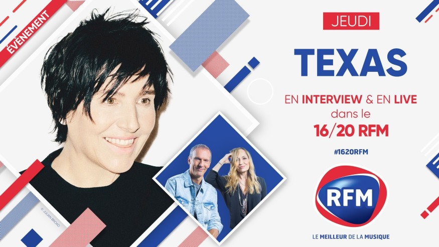 Texas est l’invité du 16/20 jeudi 11 mai sur RFM