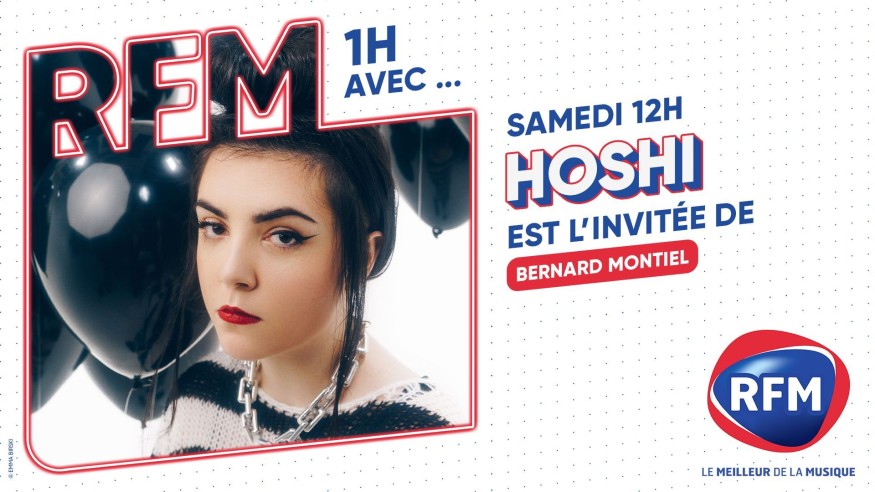 Hoshi est l'invitée de Bernard Montiel samedi 2 septembre sur RFM