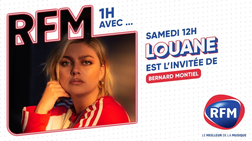 Louane est l'invitée de Bernard Montiel samedi 23 septembre sur RFM