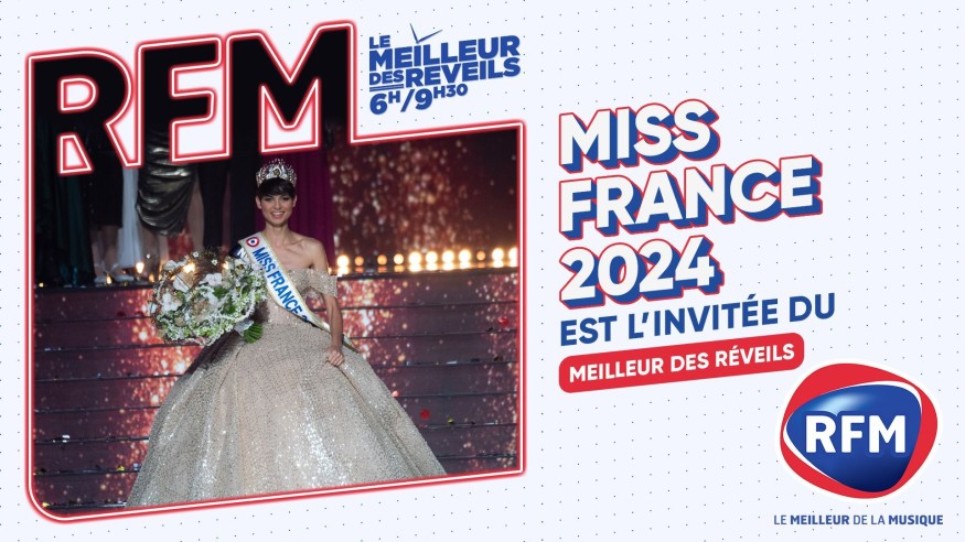 Miss France 2024 : invitée du meilleur des Réveils lundi 18 décembre !