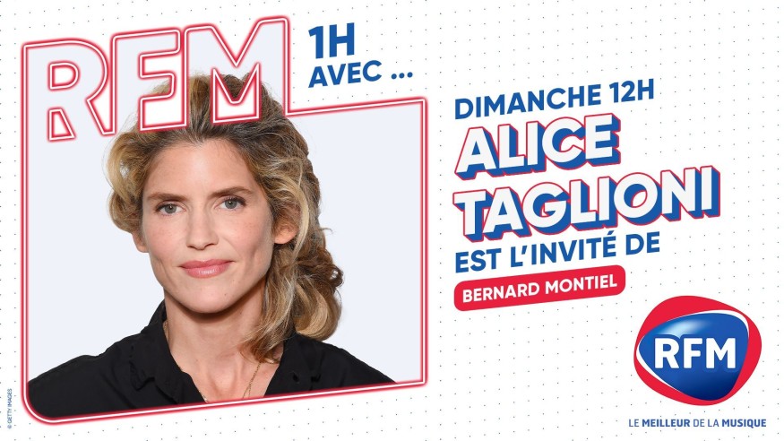 Alice Taglioni est l'invitée de Bernard Montiel dimanche 10 décembre sur RFM