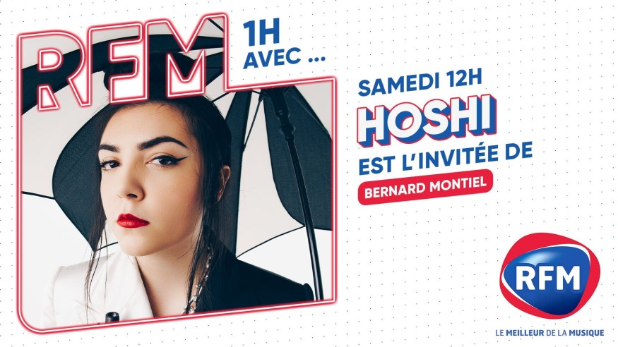 Hoshi est l'invitée de Bernard Montiel samedi 27 janvier sur RFM