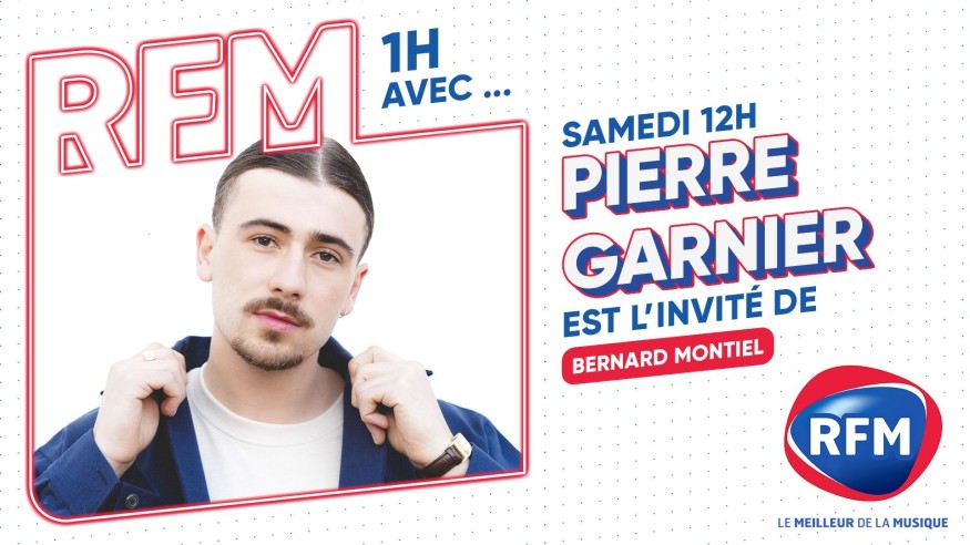 Pierre Garnier est l'invité de Bernard Montiel samedi 23 mars sur RFM
