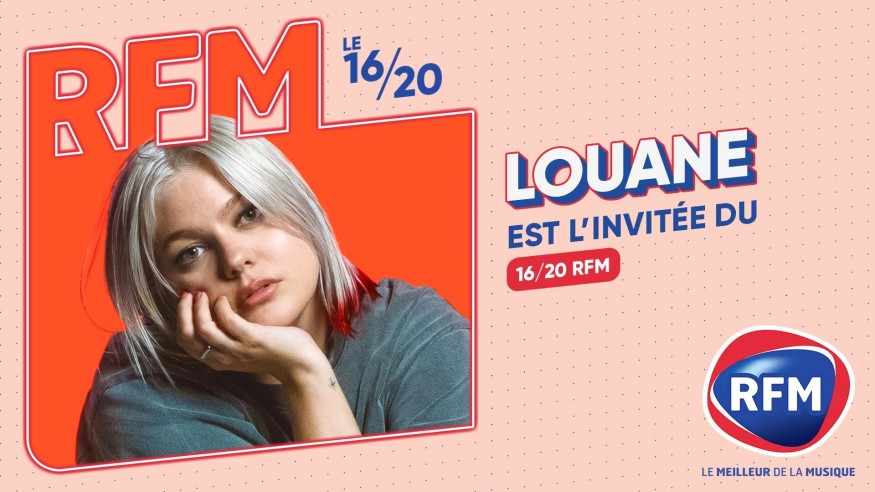 Louane est l'invitée du 16/20 vendredi 28 juin sur RFM