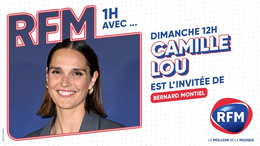 Camille Lou est l'invitée de Bernard Montiel dimanche 17 novembre sur RFM