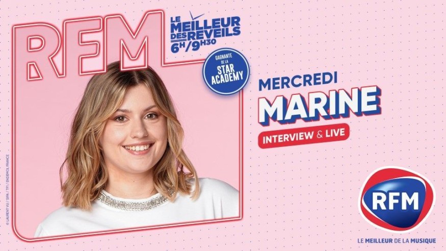 Marine, gagnante de la Star Academy est l'invitée du Meilleur des Réveils mercredi 29/01 sur RFM