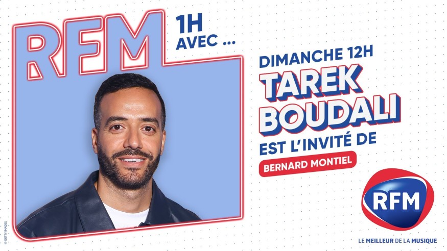 Tarek Boudali dans "1 heure avec..." avec Bernard Montiel le 01/06