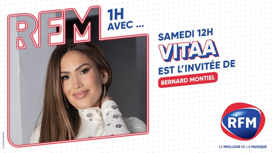 Vitaa dans "1 heure avec" avec Bernard Montiel le 31/05