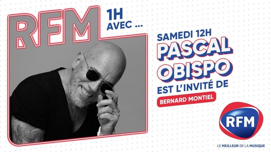 Pascal Obispo est l'invité de Bernard Montiel samedi 21 juin sur RFM